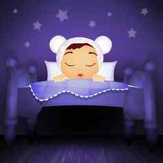 婴儿的卧室星星
