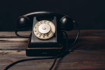 复古的电话技术沟通古董怀旧之情