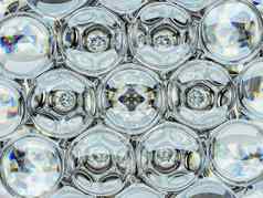 钻石宝石发光玻璃球泡沫模式万花筒背景