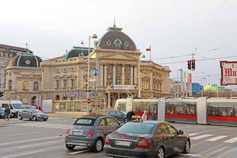 <strong>维也纳</strong>奥地利1月视图人民剧院人民剧院neubau第七区<strong>维也纳</strong>人民剧院<strong>维也纳</strong>城市具有里程碑意义的