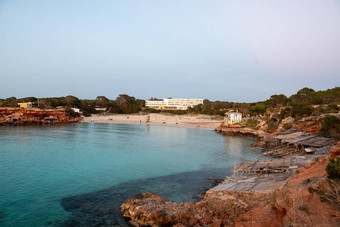 结束一天爱<strong>定</strong>saona海滩Formentera西班牙