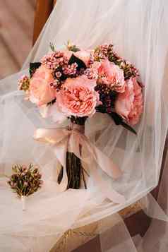 婚礼花束玫瑰小花装饰婚礼