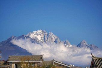 玉龙雪山<strong>丽江</strong>云南中国照片世界遗产小镇