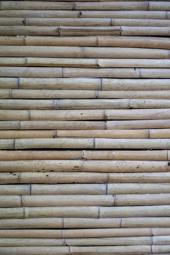 干竹子墙u200b光棕色（的）竹子小大小安排水平前表面竹子垃圾