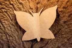 蝴蝶减少纸棕色（的）纸