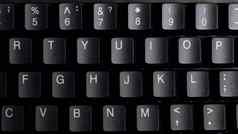 黑色的电脑键盘键关闭背景