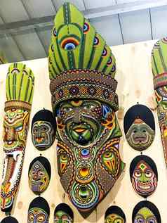 部落面具波哥大哥伦比亚市场