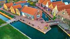 水运河荷兰商店走桥梁旅游吸引力