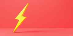 闪电图标电权力元素标志能源雷声电象征