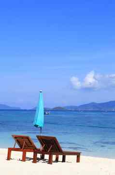 海滩家具集利普岛泰国