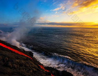 <strong>夏威夷</strong>火山图片