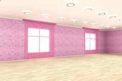粉红色的房间