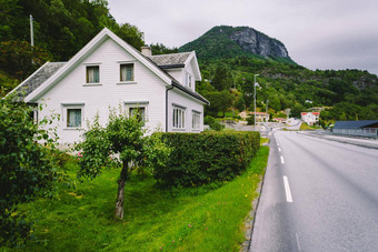 城市景观白色不辨东西南北的<strong>传统</strong>的房子挪威挪威房子<strong>传统</strong>的斯堪的那维亚国家小屋村白色木房子挪威木体系结构挪威白色首页