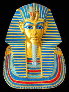古老的黄金面具埃及法老