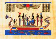古老的埃及纸莎草纸