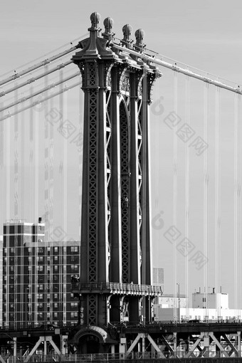 细节曼哈顿桥纽约城市<strong>美国</strong>