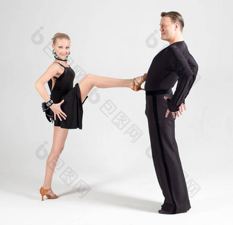 跳舞非常胸部萨尔萨舞夫妇背景时尚体育运动华尔兹人漂亮的桑巴现代美丽的表达式衣服舞者