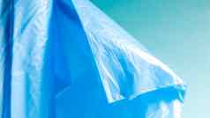 卷塑料垃圾袋蓝色的蓝色的背景袋设计适应垃圾首页垃圾容器