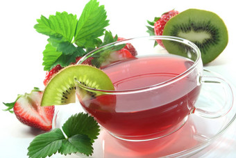草莓猕猴桃茶
