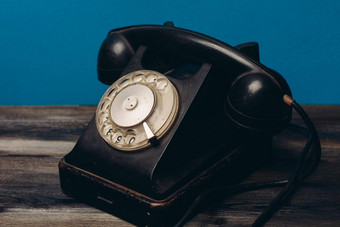 复古的电话怀旧之情沟通古董特写镜头技术