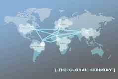 全球经济业务概念