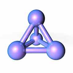 分子结构金属蓝紫色