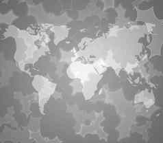 浆果按钮世界地图背景
