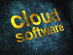 云计算技术网络概念云软件