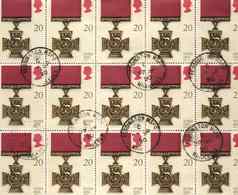 维多利亚交叉金牌集英国邮资邮票