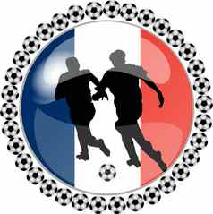 足球按钮法国