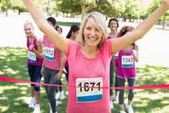 快乐赢家乳房癌症马拉松比赛