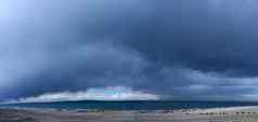 青海湖的观点风暴