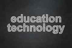 教育概念教育技术黑板背景