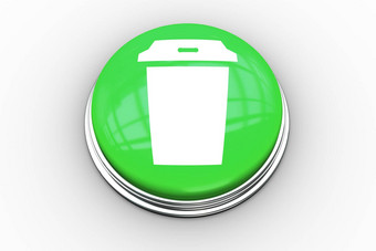 复合图像咖啡杯图形按钮
