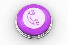 电话图形紫色的按钮