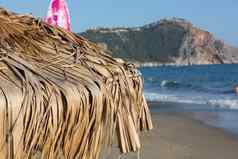 alanya海滩克利奥帕特拉alanya受欢迎的海边度假村火鸡