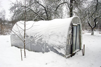 雪塑料温室温室<strong>冬至</strong>花园