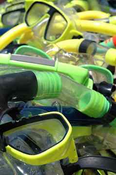 潜水员面具通气管