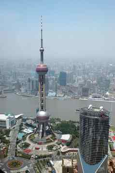 上海一般视图摩天大楼