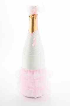 新娘香槟婚礼瓶