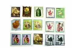 色彩斑斓的历史邮票集合