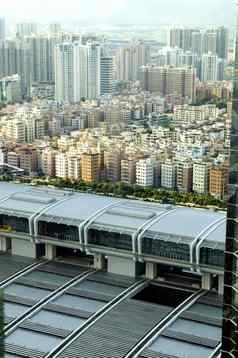 深圳城市空中视图
