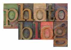 photoblog凸版印刷的木类型