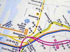 纽约地铁地图
