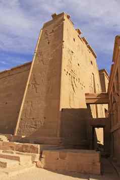 菲莱寺庙湖纳赛尔埃及