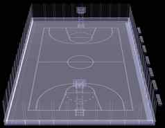 篮球法院x射线