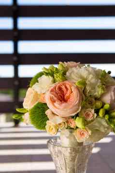 婚礼花束花玫瑰美丽的花束