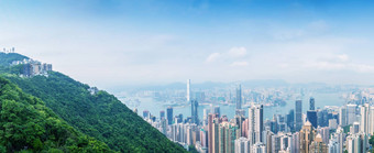 在香港香港在香港香港城市景观空中视图
