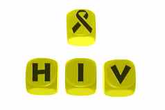 艾滋病毒象征词艾滋病毒多维数据集