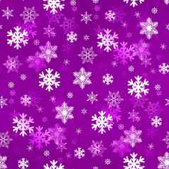光淡紫色雪花